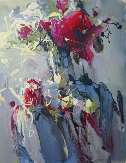 <b>Абстракционизм. Цветы 2</b> </br> Масло, холст — 80 x 100
