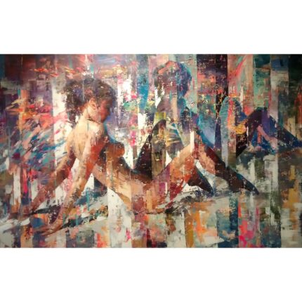 <b>Цветное настроение</b> </br> Масло, холст — 60 x 100