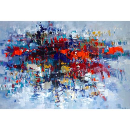 <b>Вижу город</b> </br> Масло, холст — 100 x 180