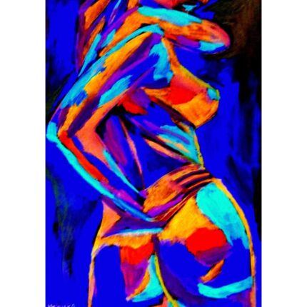 <b>Синяя ню</b> </br> Масло, холст — 80 x 110