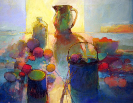 <b>Сказочные плоды</b> </br> Масло, холст — 80 x 90